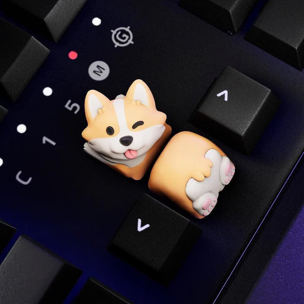Corgi Artisan Keycap