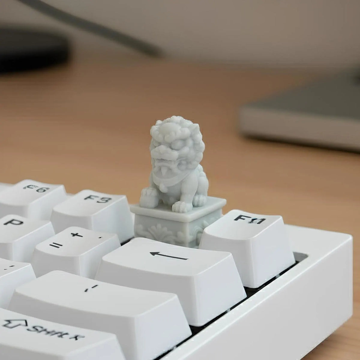 Chinese Lion Statue Artisan Keycap