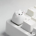 Cute White Paw Cat Keycap