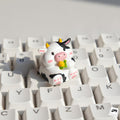 Cute Cow Artisan Keycap