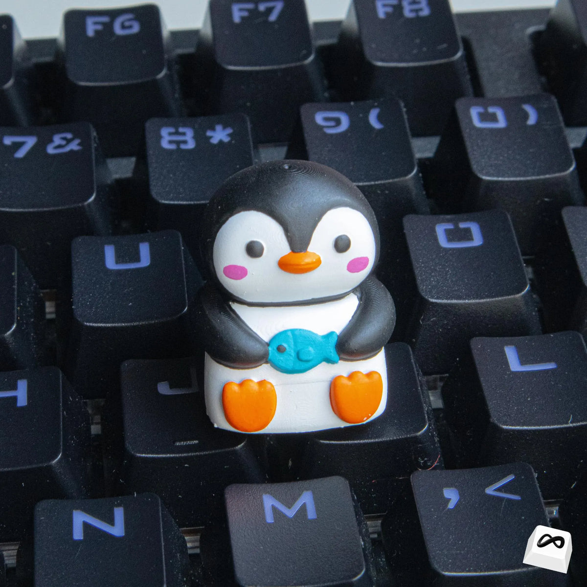 Cute Penguin Artisan Keycap
