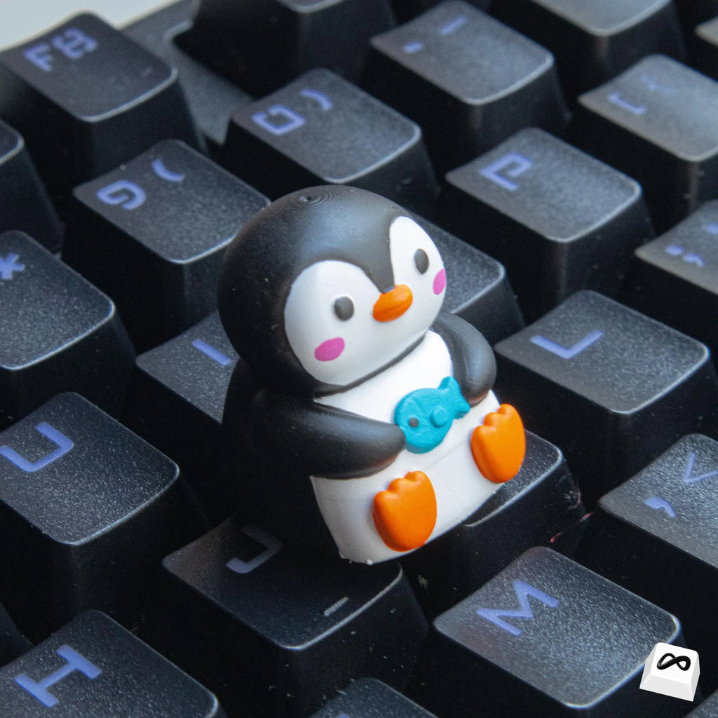 Cute Penguin Artisan Keycap