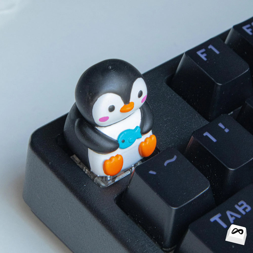 Cute Penguin Artisan Keycap