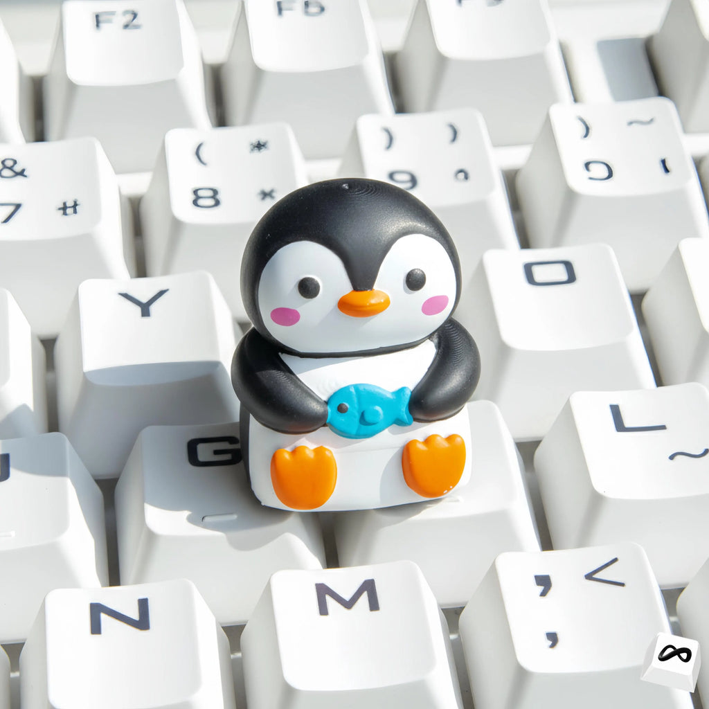 Cute Penguin Artisan Keycap