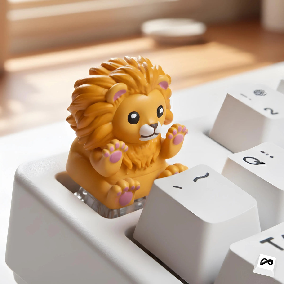 Cute Lion Artisan Keycap