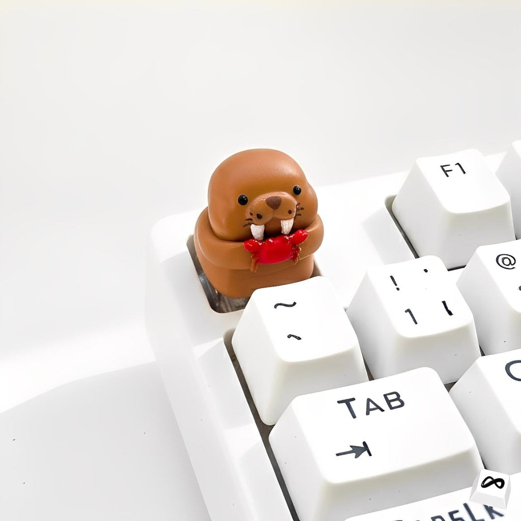 Cute Walrus Artisan Keycap