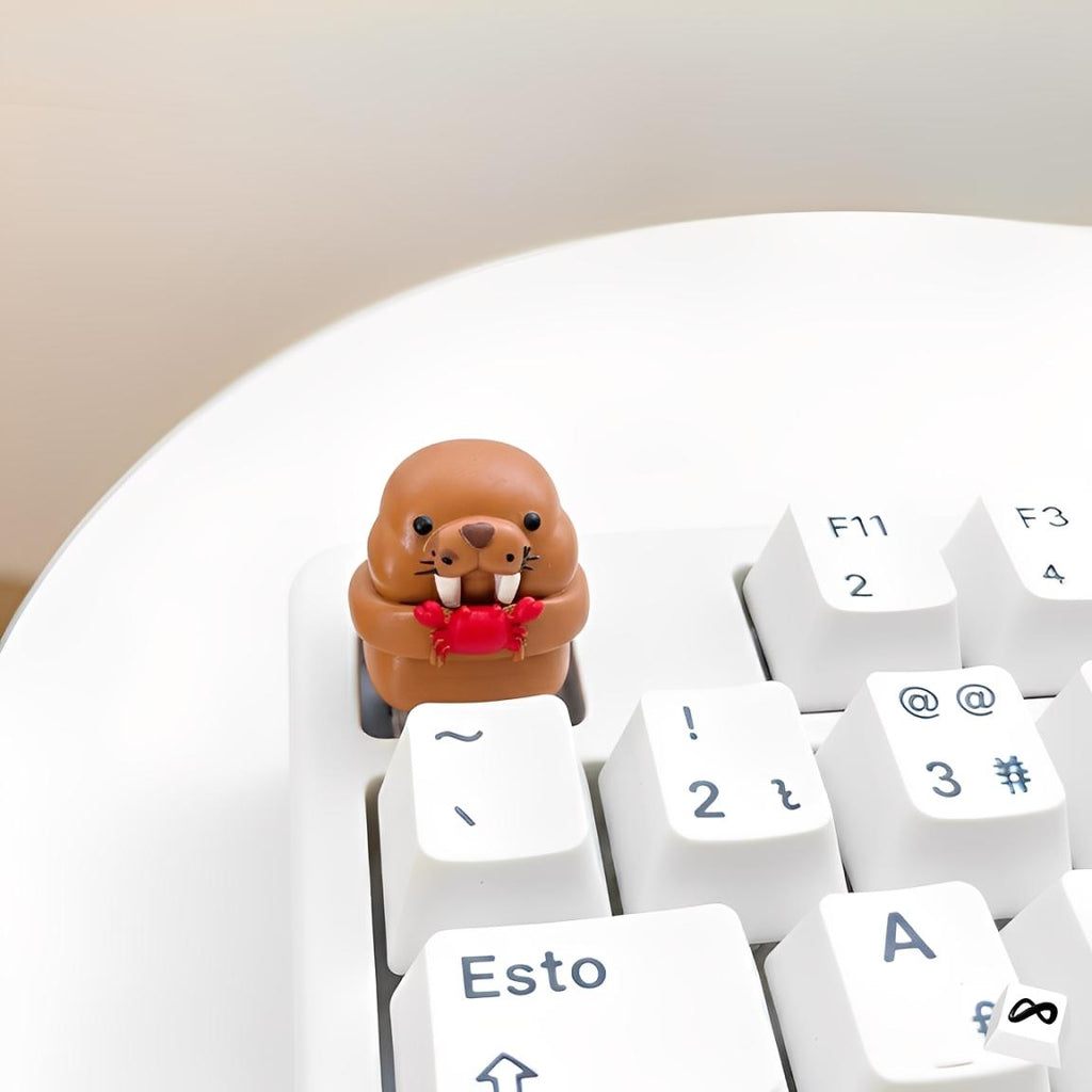 Cute Walrus Artisan Keycap
