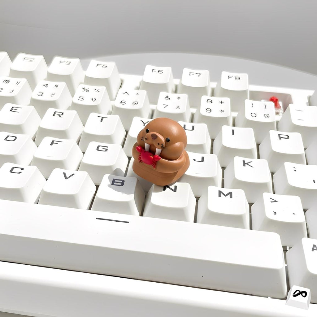 Cute Walrus Artisan Keycap