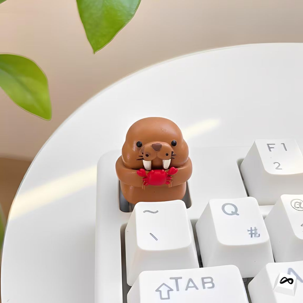 Cute Walrus Artisan Keycap