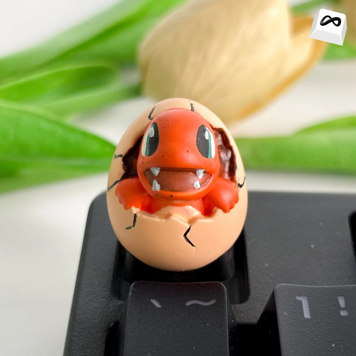 Cute Egg Hatchling Artisan Keycap