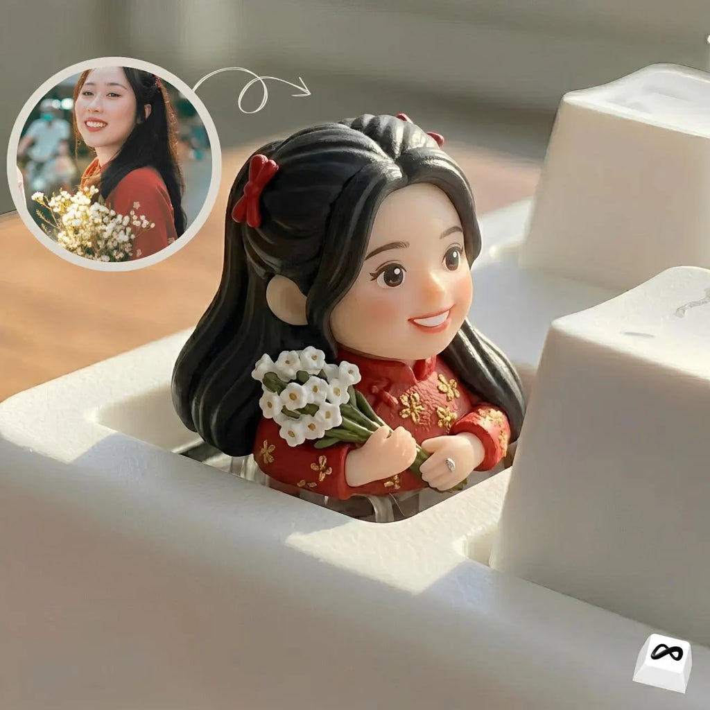 Custom Chibi Portrait Keycap