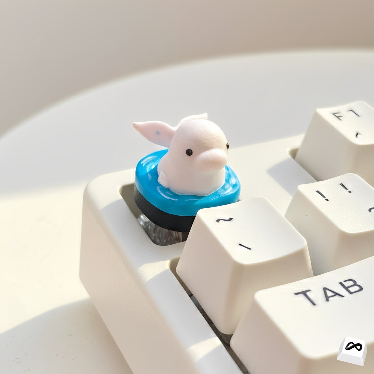Beluga Whale Keycap