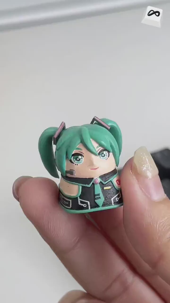 Anime Girl Keycap Artisan