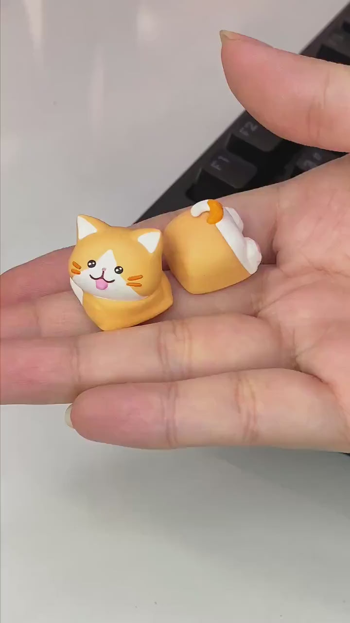 Cute Cat Artisan Keycap