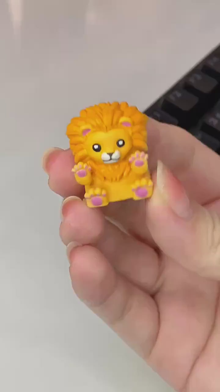 Cute Lion Artisan Keycap