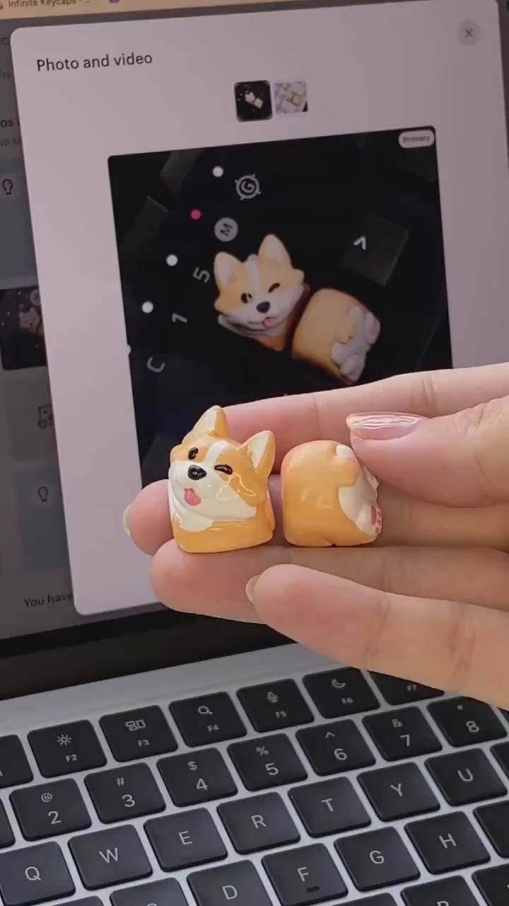 Corgi Artisan Keycap