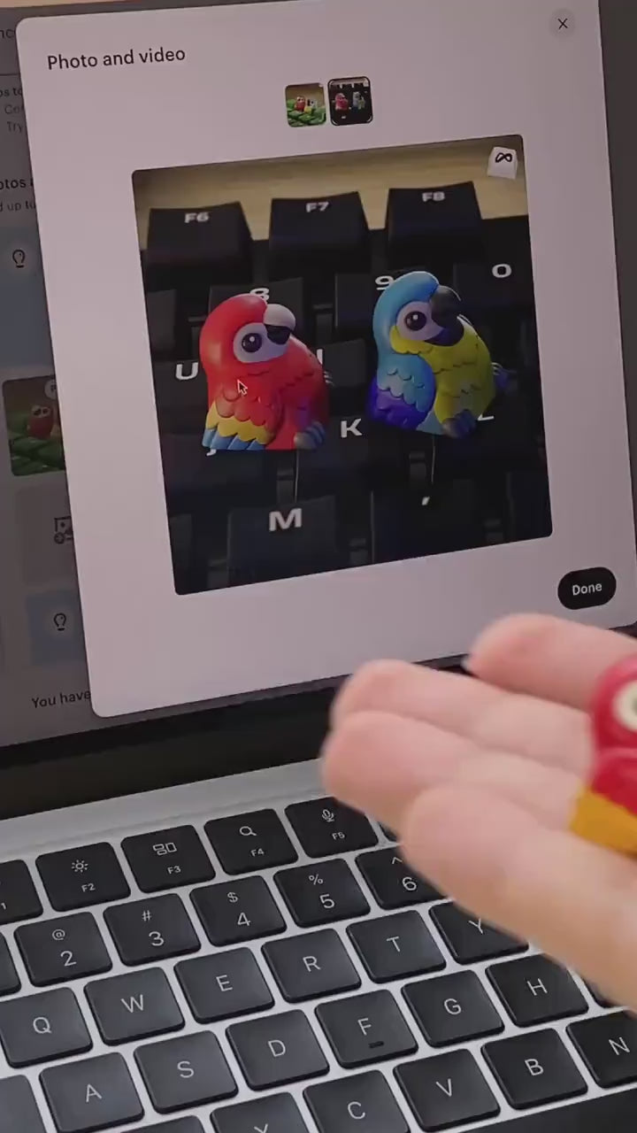Macaw Parrot Keycap