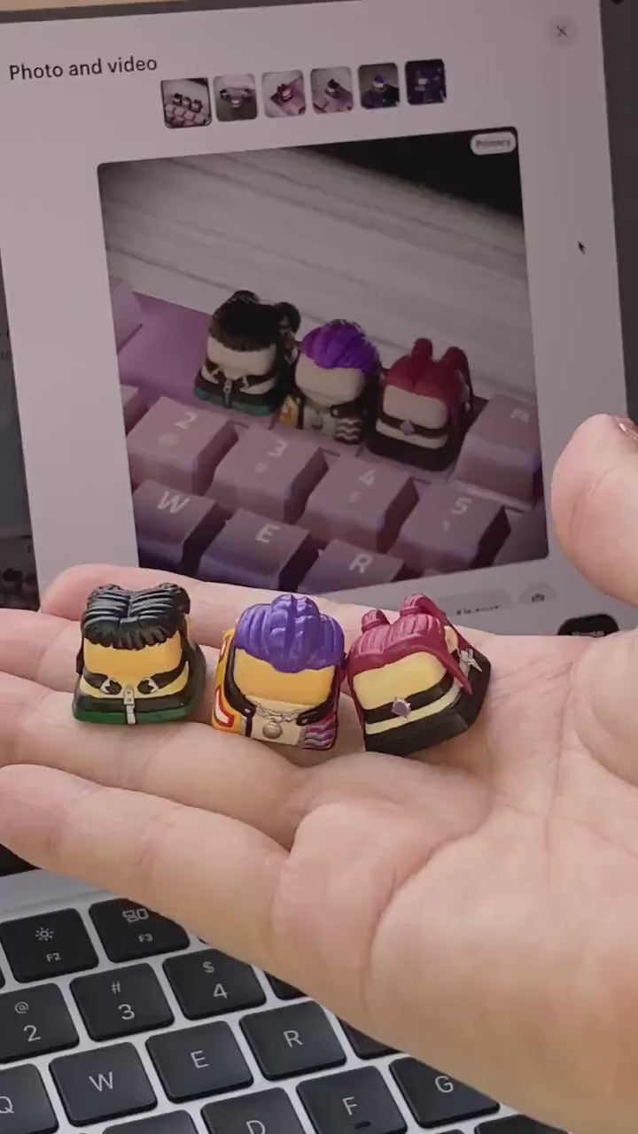 K-Pop Trio Inspired Keycap Set