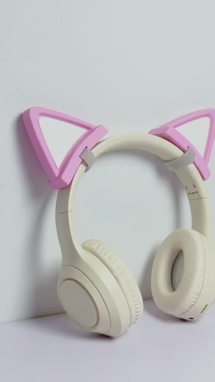 Pink Cat Ear Headphone Attachment