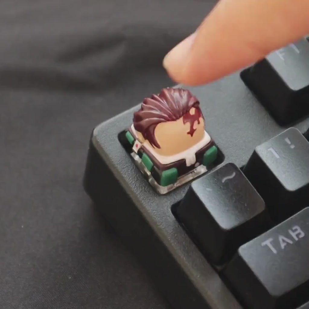 Checkered Haori Samurai Keycap